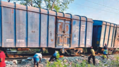 Services affected as goods train derails near Tamil Nadu's Dharmapuri