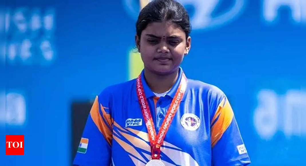 Jyothi Surekha Vennam clinches second gold, wins individual compound event in Archery World Cup | More sports News – Times of India