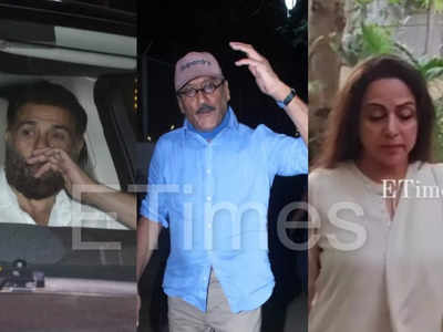 Sunny Deol, Jackie Shroff, Hema Malini: Celebs spotted at Aditya Chopra's house after Pamela Chopra passes away - Pics inside