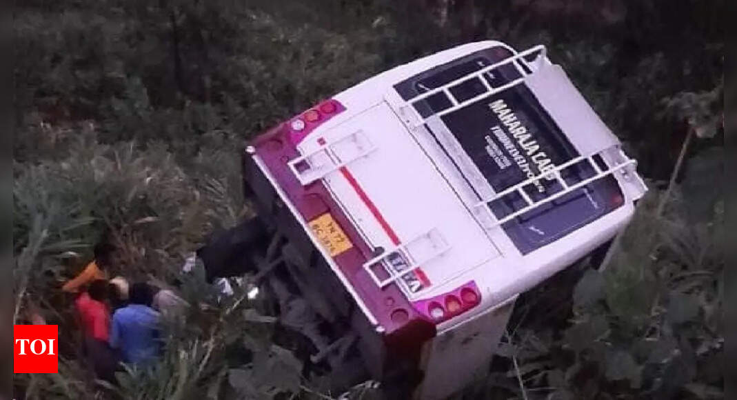 4, including a child dead after bus carrying wedding party falls into ...