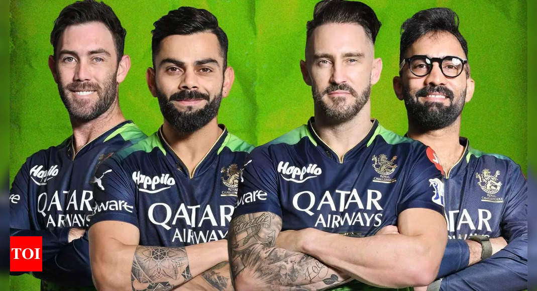 RCB players to wear green jersey made from recycled waste on Sunday | Cricket News – Times of India