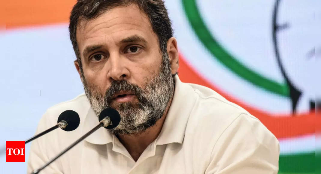 Rahul Gandhi ‘paying Price For Speaking Truth Rahul Gandhi Leaves