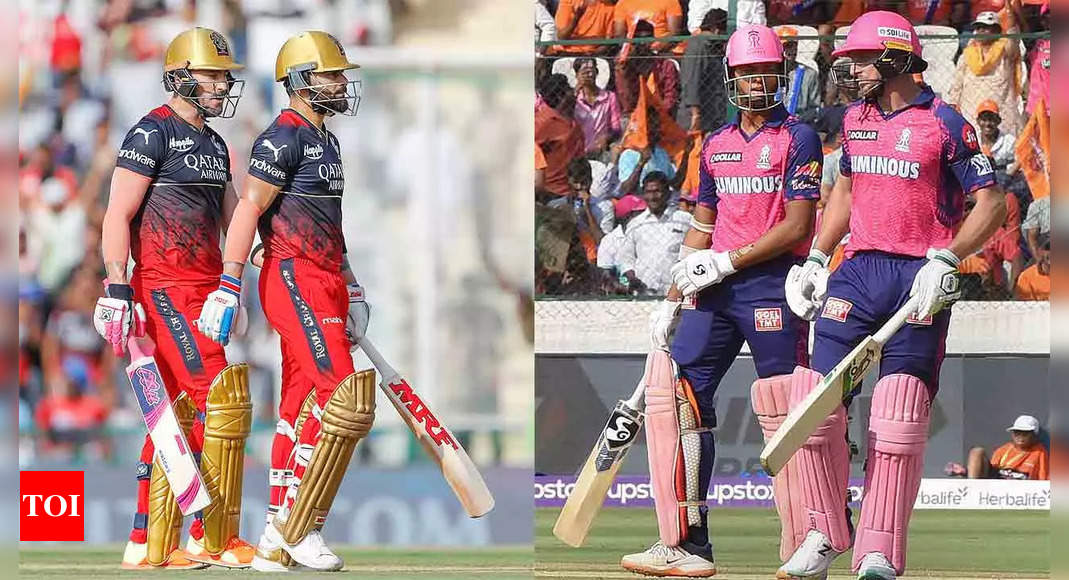 RCB vs RR IPL 2023: Royal Challengers Bangalore face Rajasthan Royals in battle of openers | Cricket News – Times of India