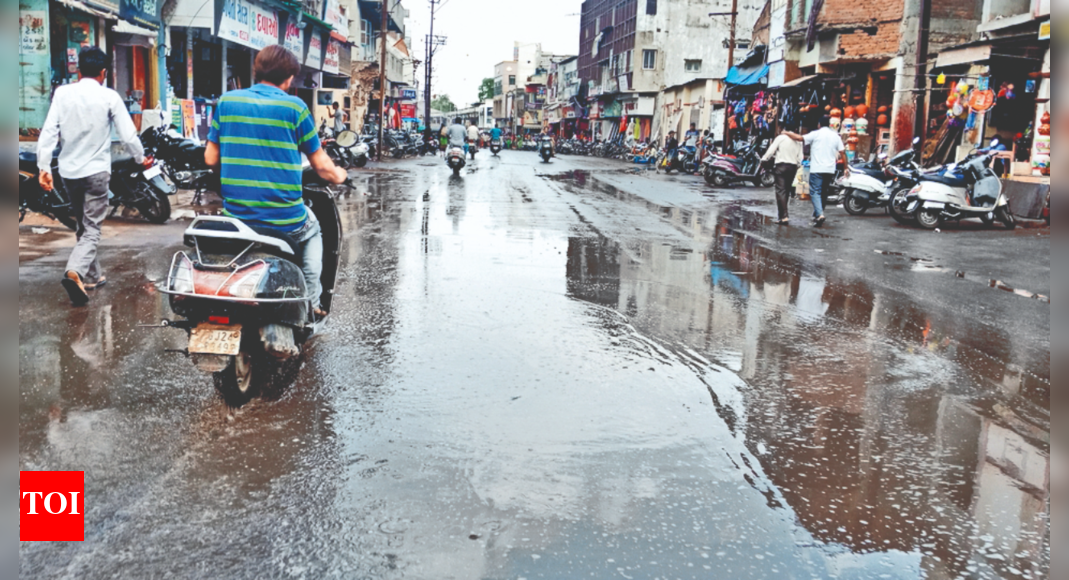 Wet Weather Prevails In Rajkot, Junagadh Rajkot News Times of India