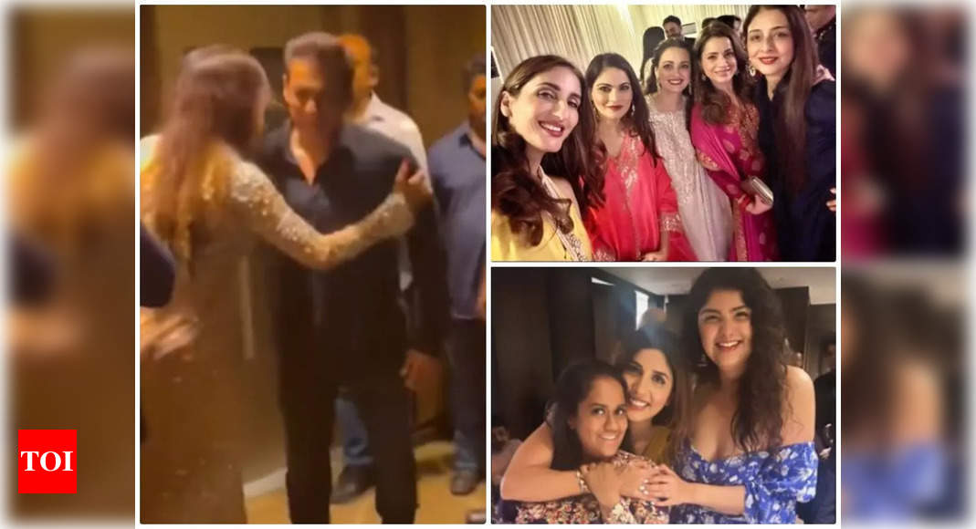 Inside Pics of Salman Khan, Aamir Khan, Kartik Aaryan and other stars have a blast at Arpita Khan Eid bash – Times of India