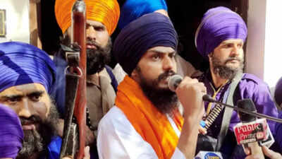 Amritpal arrested outside Bhindranwale village gurdwara. Surrendered, he says