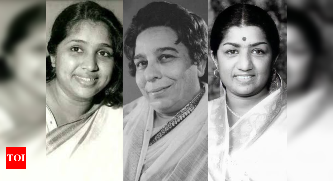 When Lata Mangeshkar and Asha Bhosle spoke about their bond with Shamshad Begum: Throwback – Times of India