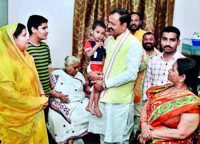 Dy CM promises Umesh Pal kin safe pick & drop for kids