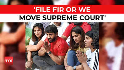 Protesting wrestlers threaten to move SC if FIR not registered against Brij Bhushan