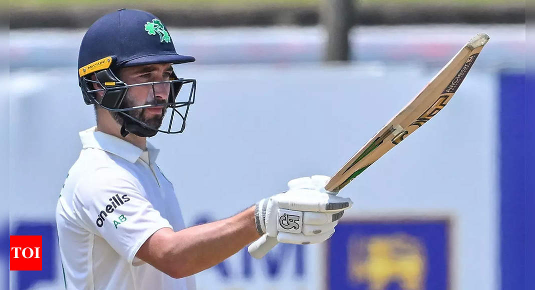 2nd Test: Balbirnie helps Ireland bounce back against Sri Lanka | Cricket News – Times of India