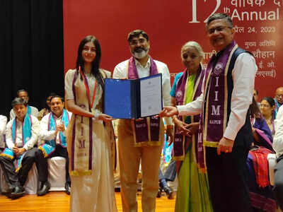 IIM Raipur holds 12th Convocation ceremony