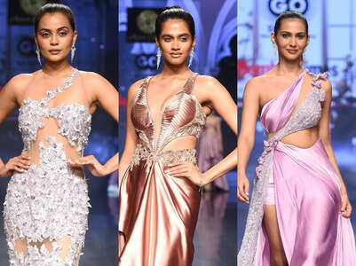 Anjum Qureshi's glamorous display of gowns