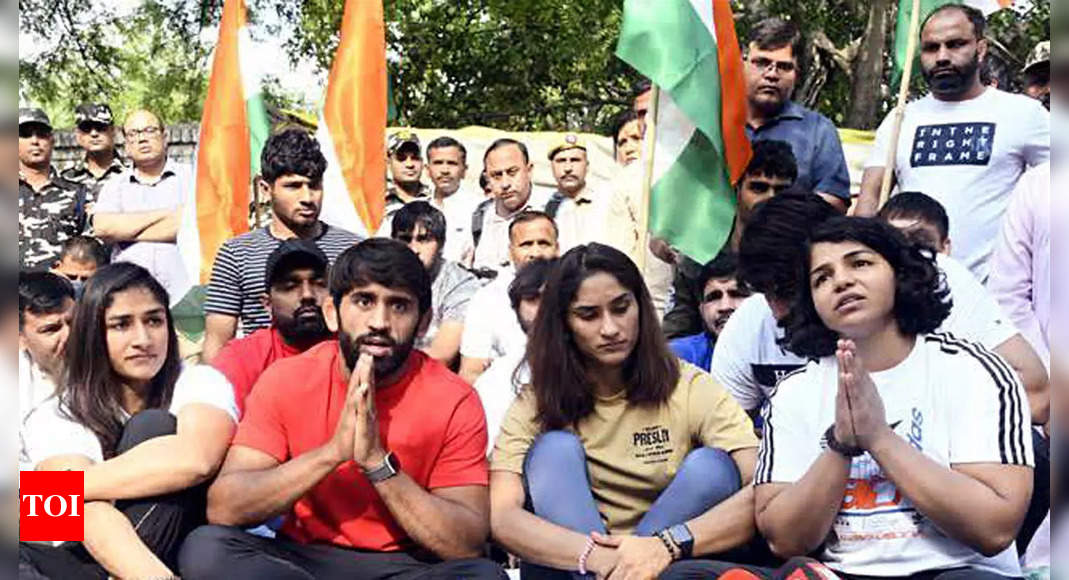 Wrestlers file writ petition in Supreme Court, seek FIR against Brij Bhushan | More sports News – Times of India