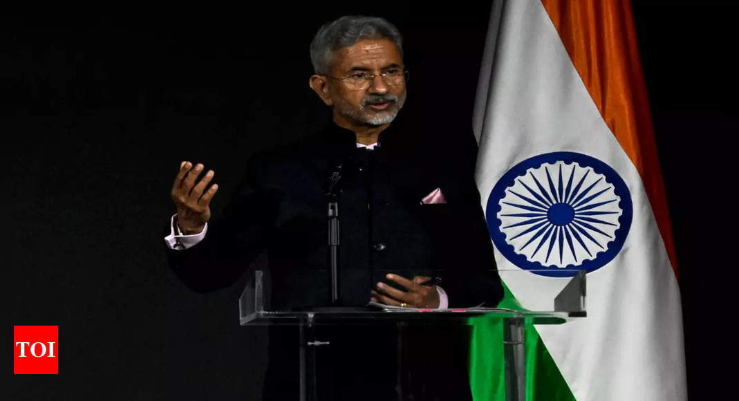 ‘Very difficult to engage with neighbour who practices cross-border terrorism … ‘: Jaishankar on Pakistan | India News – Times of India