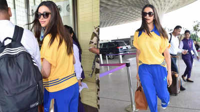 Deepika Padukone turns heads in chic airport look: See here