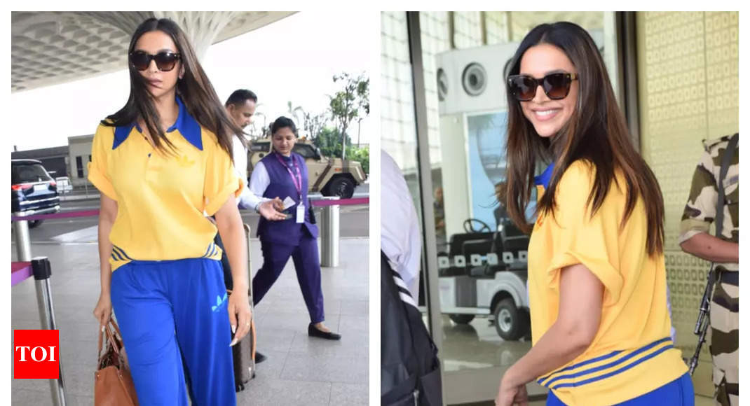 Deepika Padukone Spices Up Her Airport Look With a Chic Chain