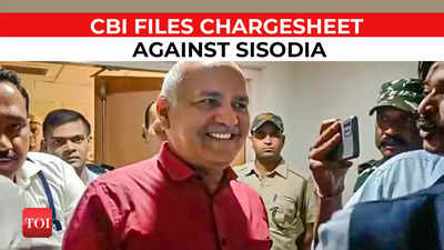 Delhi liquor policy scam: CBI files chargesheet against 4 including Manish Sisodia