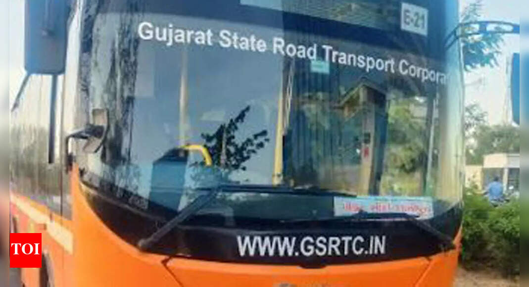 Gujarat News GSRTC introduces three ebuses connecting Ahmedabad