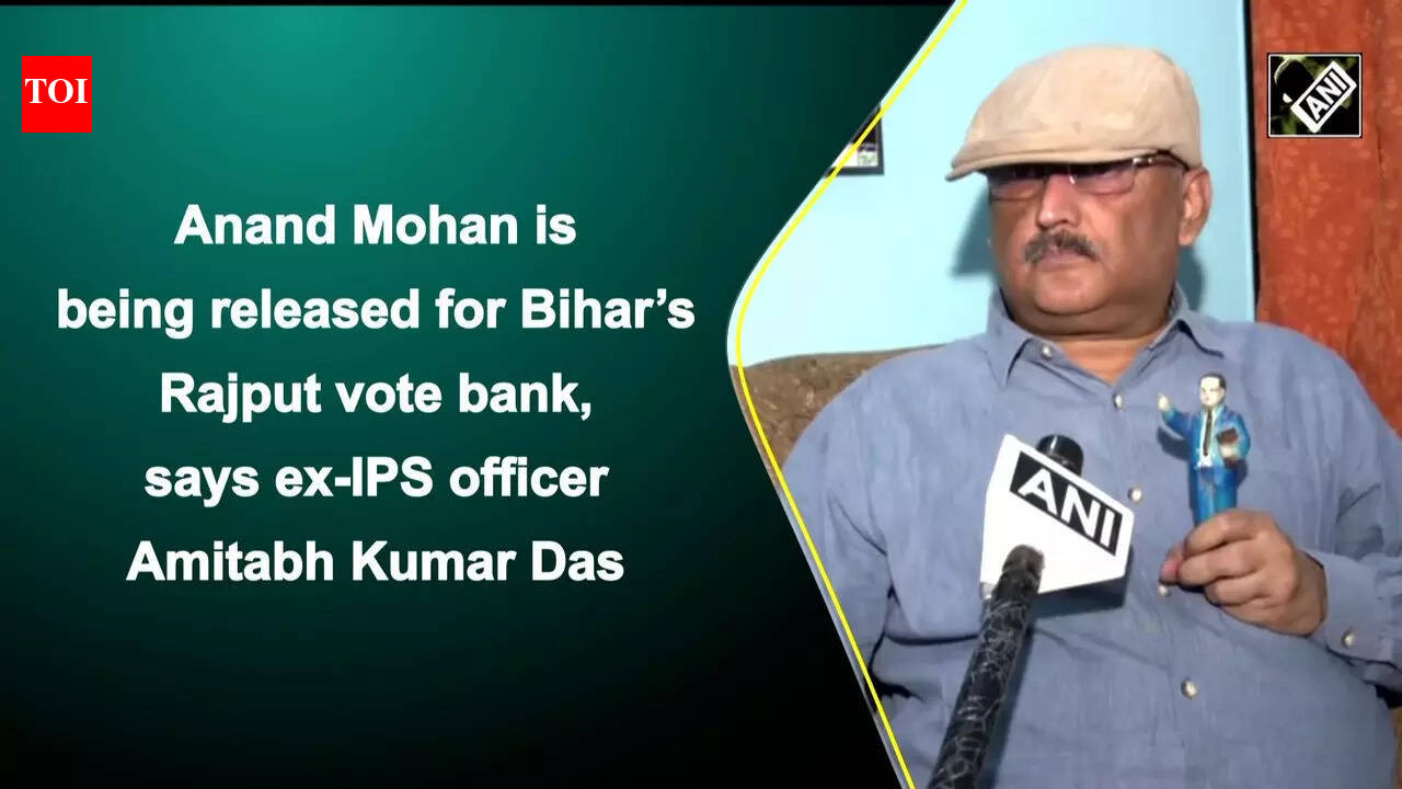 Anand Mohan is being released for Bihar’s Rajput vote bank, says ex-IPS ...