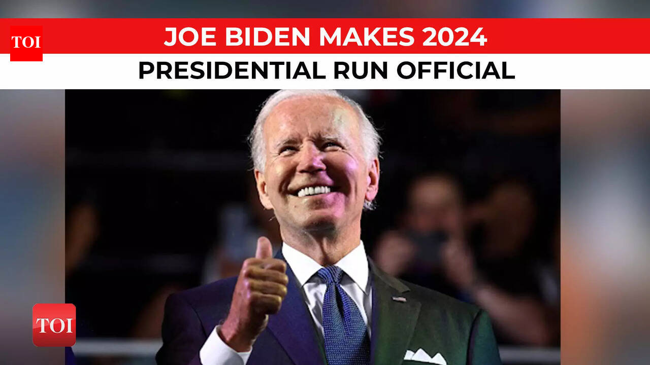 Joe Biden announces he is running for re-election, framing 2024 as a ...