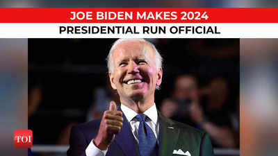 Joe Biden announces he is running for re-election, framing 2024 as a choice between 'more rights or fewer'