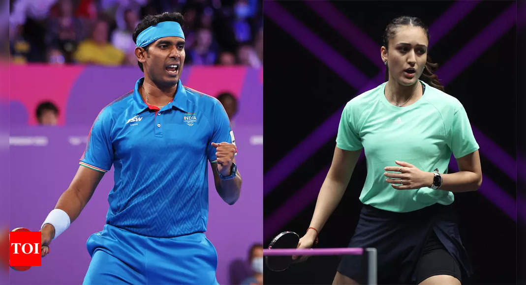 Sharath, Manika to spearhead challenges at World TT in Durban | More sports News – Times of India