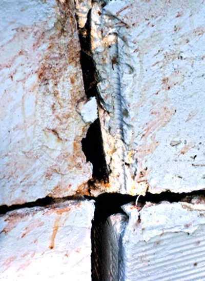 Longest flyover develops cracks, ‘harmless’ says VMC