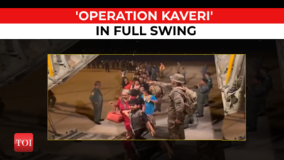 Operation Kaveri in full swing; Over 400 stranded Indians rescued from Sudan by IAF and Navy