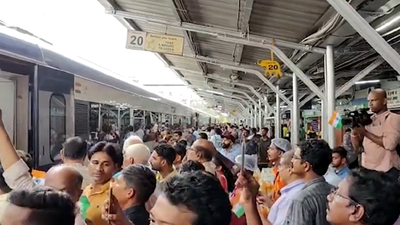 PM Modi appreciates grand welcome accorded to Vande Bharat Express at Thrissur station, calls it terrific