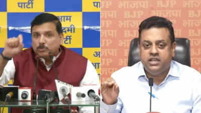 Delhi CM's house saw three incidents of roof collapse, BJP diverting attention from real issues, says AAP after Sambit Patra calls Arvind Kejriwal 'maharaj'