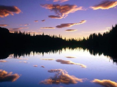 Optical Illusion: Which Half Is The Reflection Of The Lake? - Times Of 