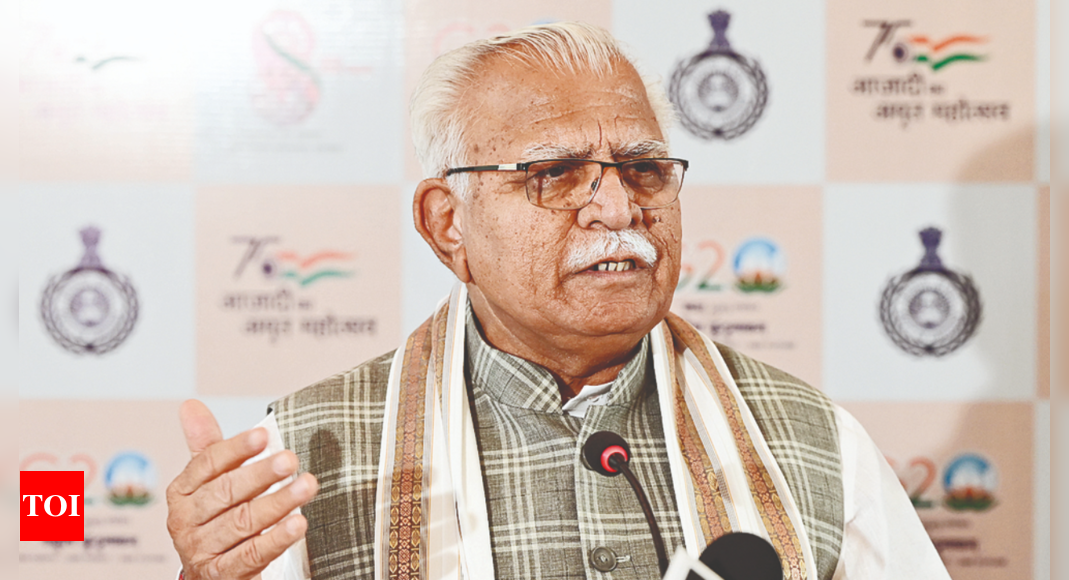 Haryana Cm Manohar Lal Khattar Dedicates Water Conclave To Parkash