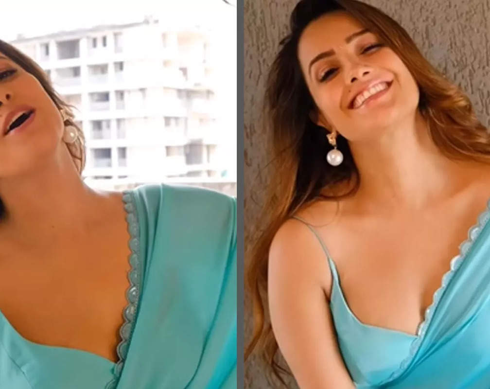
Watch: Anita Hassanandani Reddy dances in beautiful saree and deep neckline blouse, video goes viral
