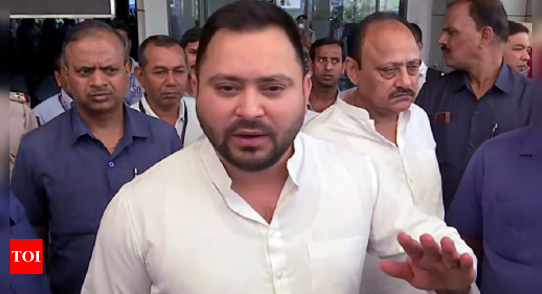 Now, Tejashwi Yadav faces criminal defamation complaint for calling Gujaratis ‘thugs’ | India News – Times of India