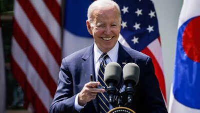 Biden says after 2024 launch that Trump is danger to democracy