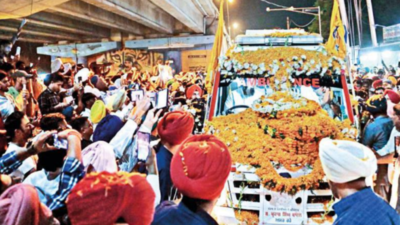 Punjab tears up on Parkash Singh Badal's final journey