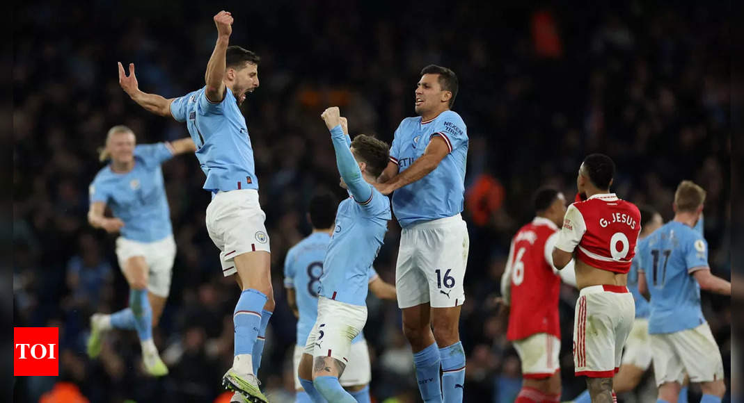 Manchester City rout Arsenal to seize EPL title momentum, Chelsea crash again, Liverpool beat West Ham United | Football News – Times of India