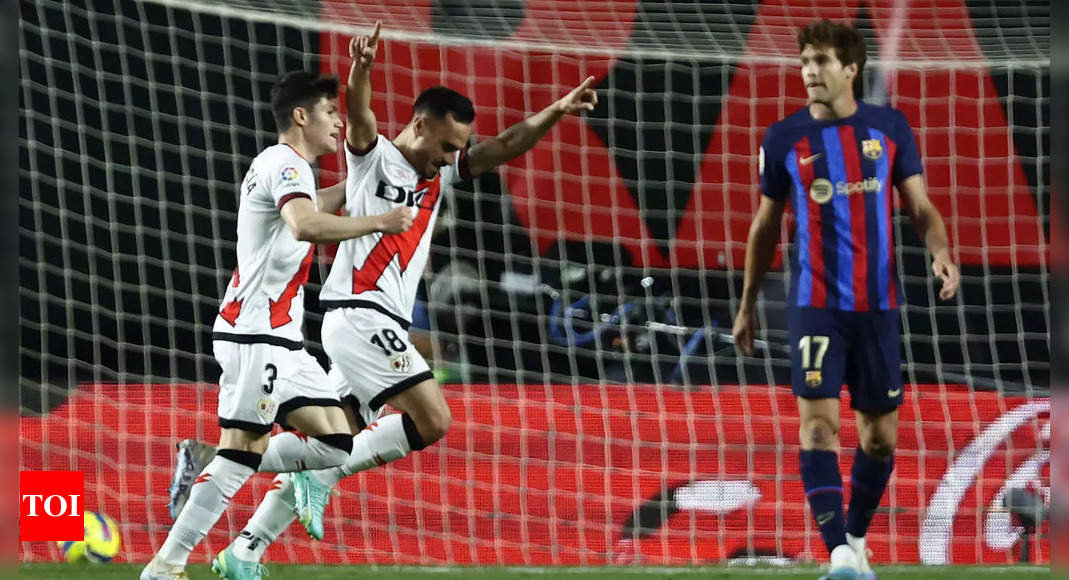 Rayo Vallecano stun La Liga leaders Barcelona, Atletico Madrid triumph on anniversary | Football News – Times of India