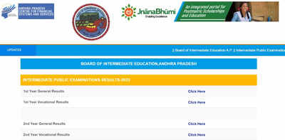 AP Inter Result 2023 Out: District-wise pass percentage for 1st, 2nd year exams here