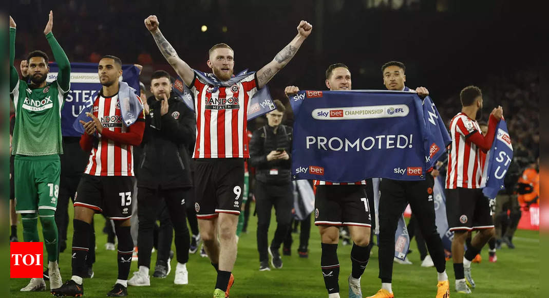 Sheffield United seal Premier League promotion with 2-0 win over West Bromwich Albion | Football News – Times of India