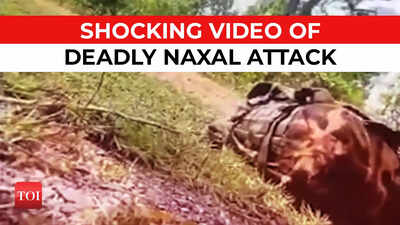 Shocking video of deadly Naxal attack in Dantewada goes viral!