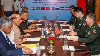 First since Galwan clash, defence minister Rajnath Singh holds talks with Chinese counterpart Li Shangfu
