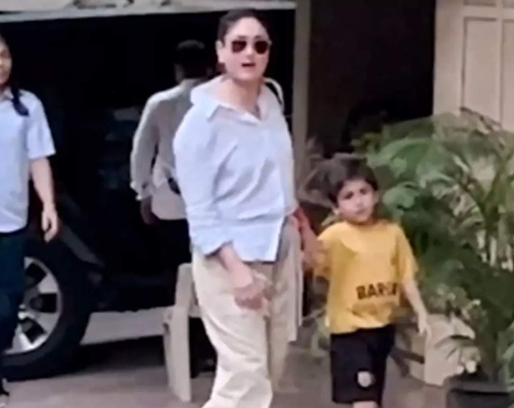 
Kareena Kapoor Khan gets spotted with Taimur; fan asks, 'Is she angry?'
