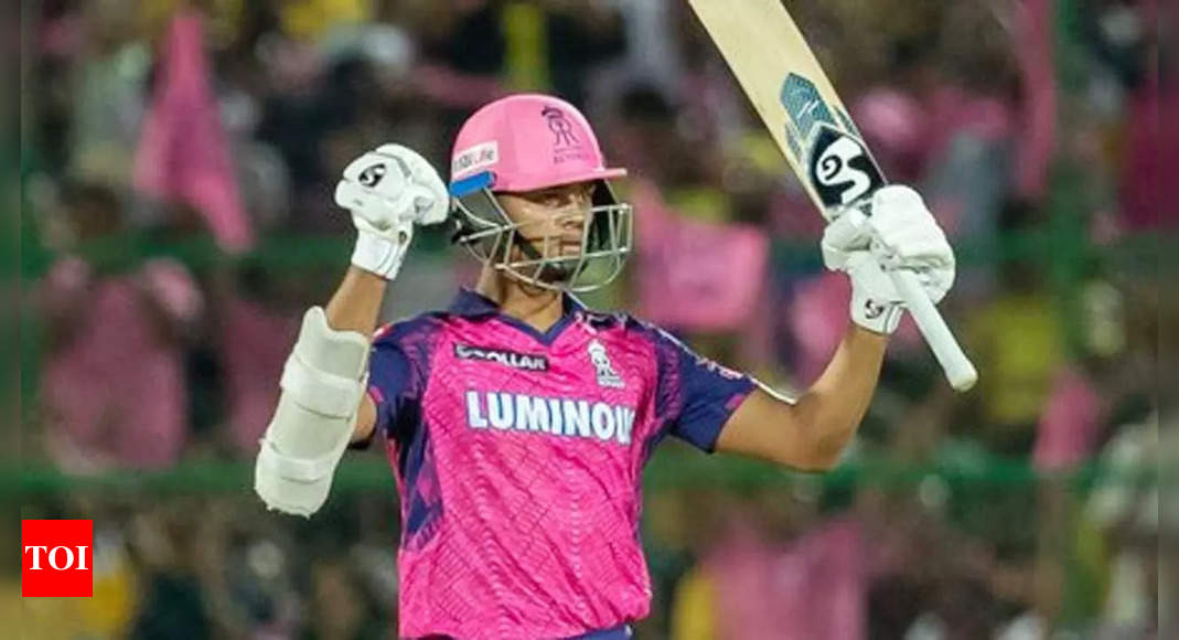 IPL 2023 Yashasvi Jaiswal's fiery fifty guides RR to 202/5 against CSK