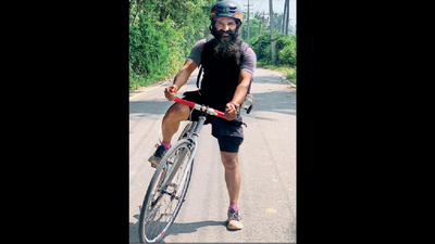 Bengaluru-based fitness trainer on 1,000th straight 100km ride today