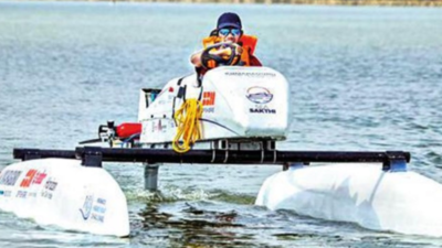Boat designed by Coimbatore college students to race at global contest