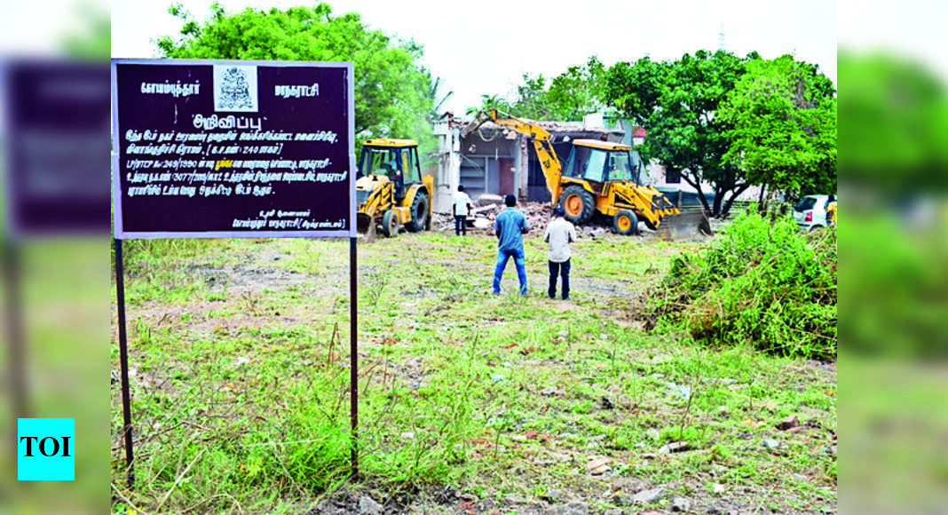 Osr City Corporation Retrieves Osr Land Worth 9 Crore Coimbatore