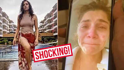 SHOCKING! 'Sadak 2' actress Chrisann Pereira REVEALS she washed her hair with laundry detergent and made coffee using toilet water behind the bars in Sharjah