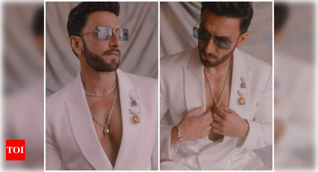 Ranveer Singh blows kisses, poses for selfies with fans as he attends launch event with Jimin, Florence Pugh, Gal Gadot and other stars – WATCH – Times of India
