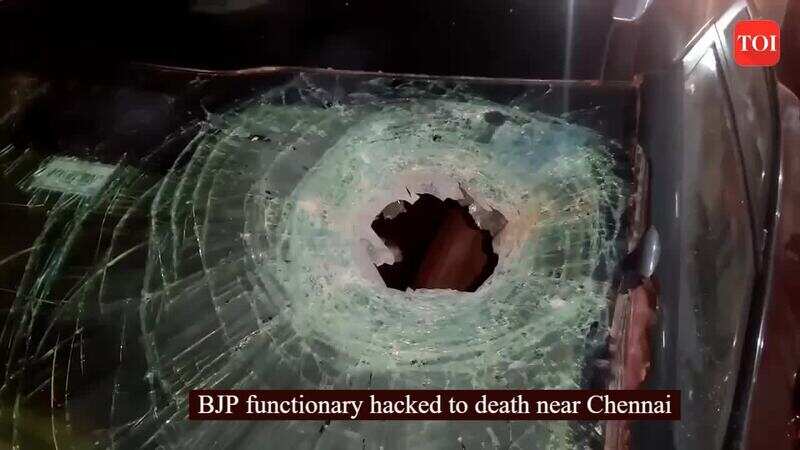 Shankar: BJP functionary hacked to death near Chennai